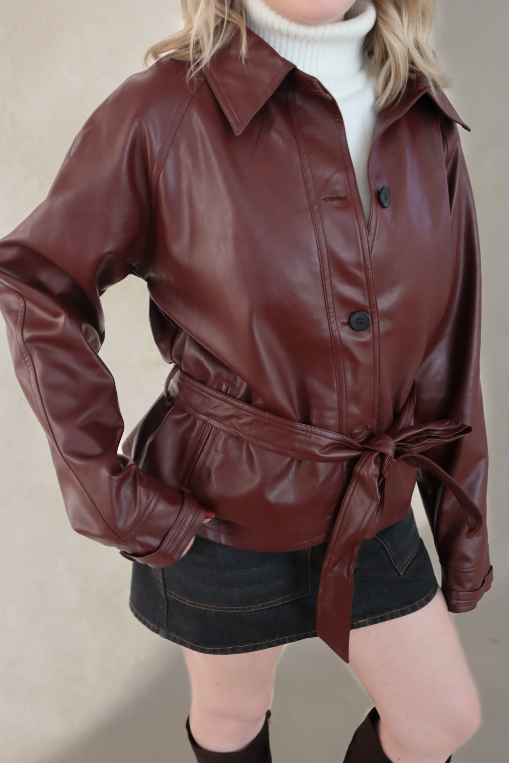 Avery Short Trench Coat