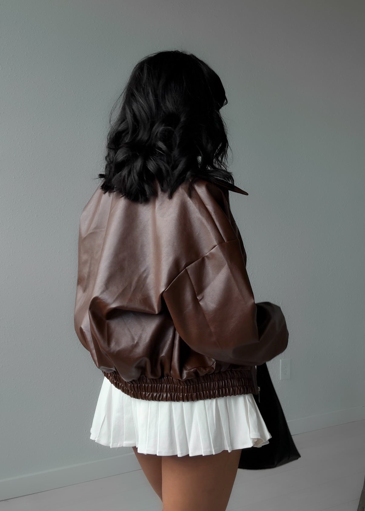 Chocolate Collar Jacket